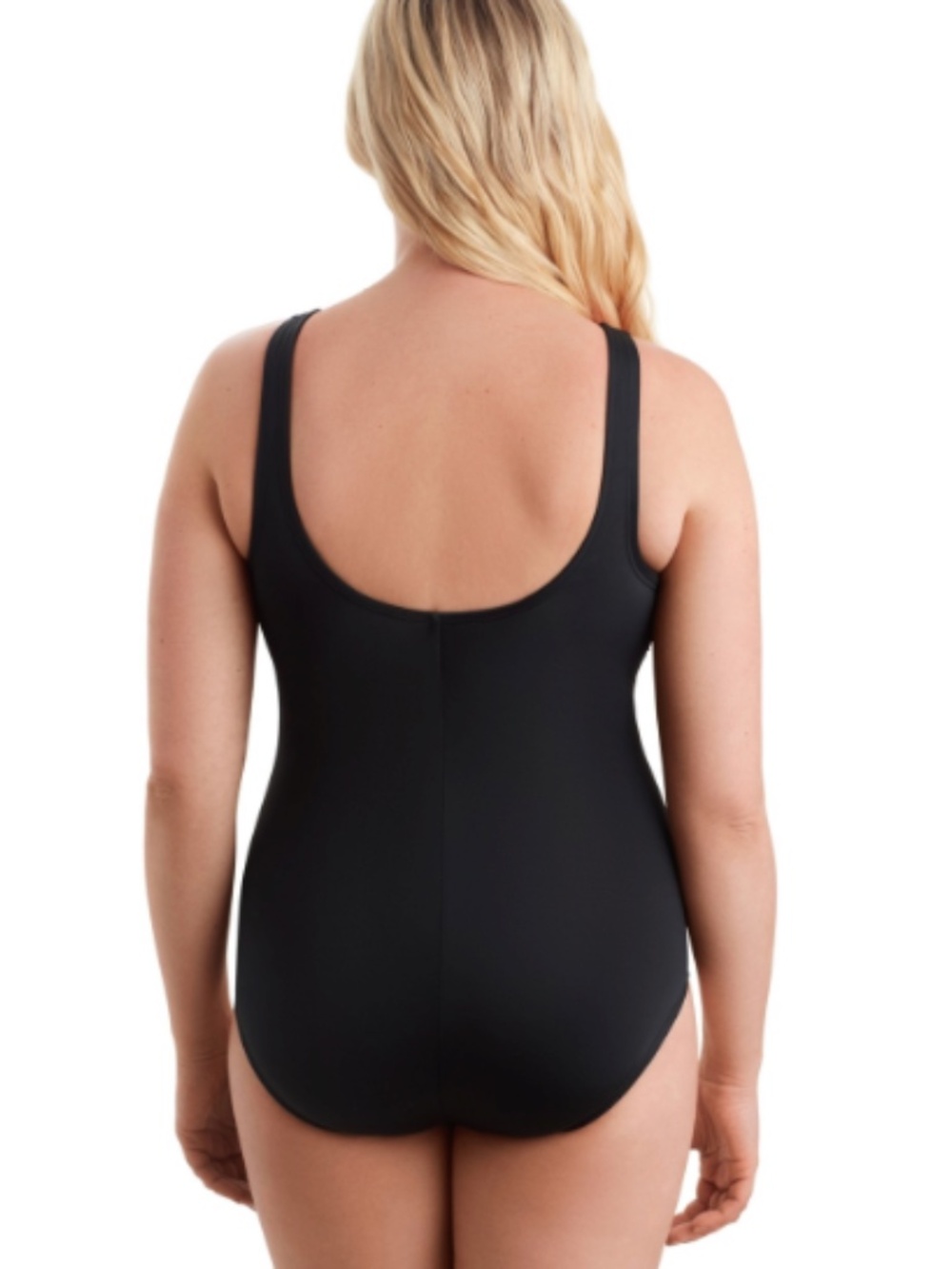Shape Solver Sport by Mimi Flamingo Women's High-Neck Swimsuit Size 14 7844 - Picture 3 of 4